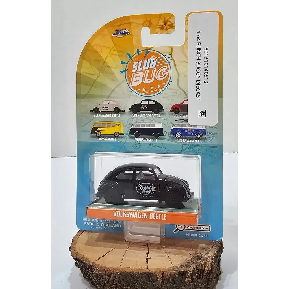 Jada 1:64 Black Speed Bug Club Volkswagen VW Beetle Punch Buggy Slug Bug New